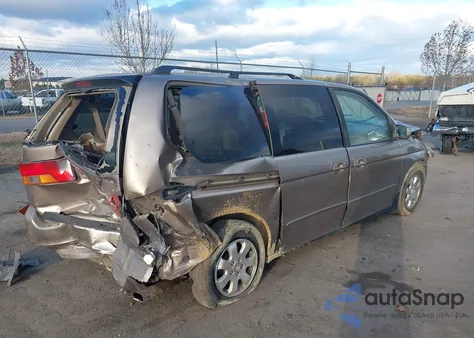 2003 Honda Odyssey Ex-L из США, поврежденный, VIN 5FNRL18083B066830